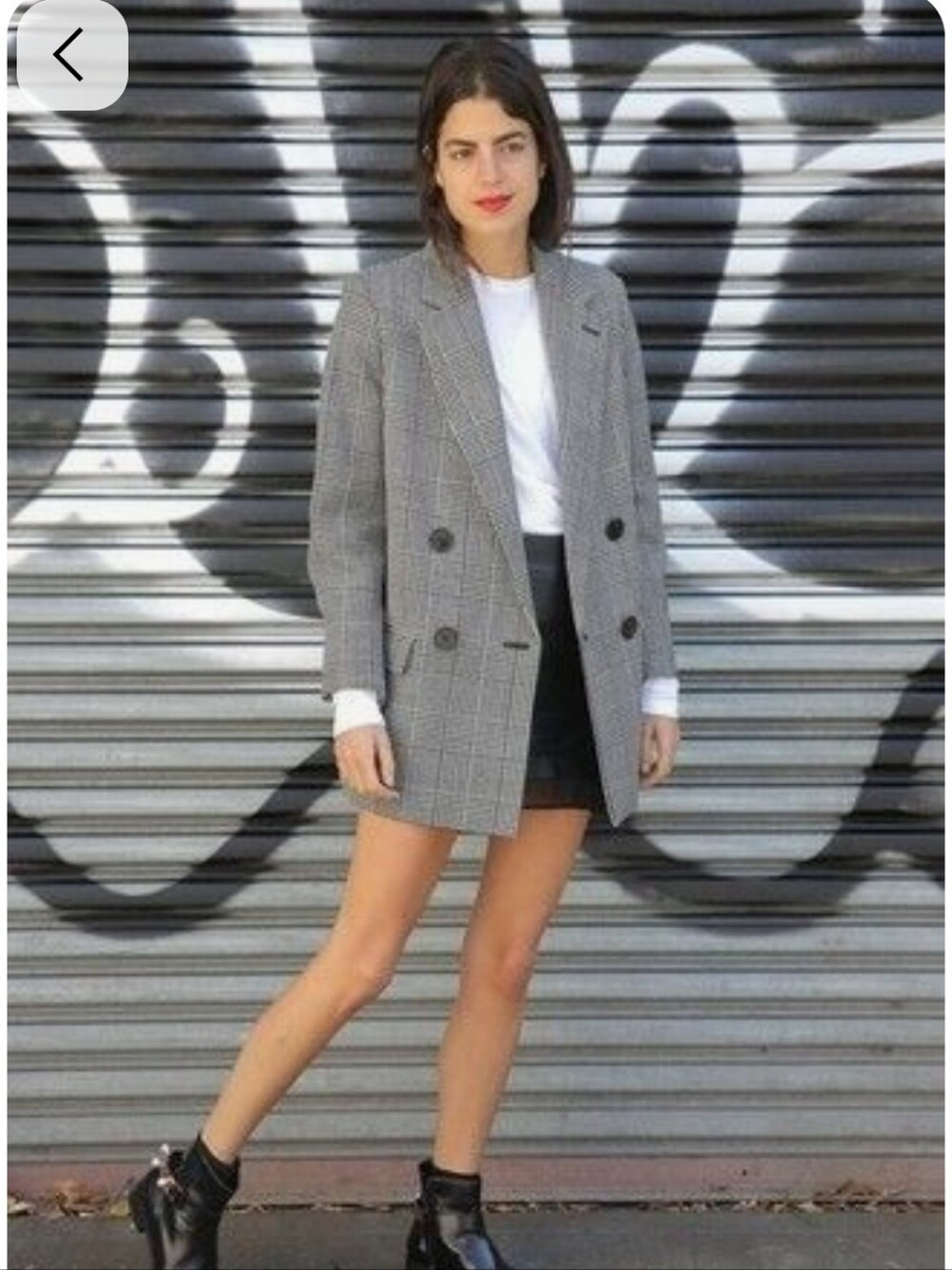Garage double breasted blazer jacket oversized XL tall